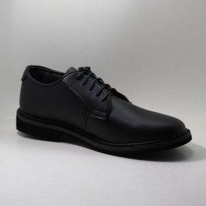 Fekete akció bőr Oxford ruha katonai tisztviselő férfi cipő